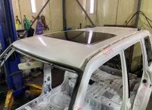 Крыша MITSUBISHI PAJERO IO 2000/Цвет W75C MR439434 H76W 4G93T, передняя