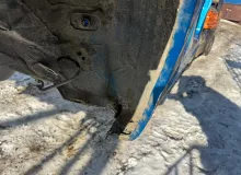Крыло заднее TOYOTA COROLLA RUNX 2004/Цвет 8P1 6160113550 NZE124 1NZFE, заднее правое