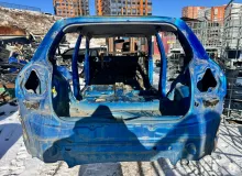 Тазик железный TOYOTA COROLLA RUNX 2004/Цвет 8P1 5831113901 NZE124 1NZFE, задний