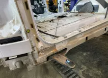 Тазик железный MITSUBISHI PAJERO IO 2000/Цвет W75C MR414523 H76W 4G93T, задний