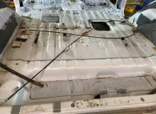 Тазик железный MITSUBISHI PAJERO IO 2000/Цвет W75C MR414523 H76W 4G93T, задний
