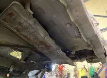 Тазик железный MITSUBISHI PAJERO IO 2000/Цвет W75C MR414523 H76W 4G93T, задний