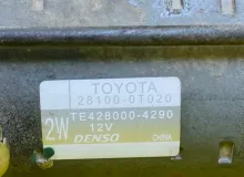 Стартер TOYOTA COROLLA 2010 281000T020 ZRE120L 1ZRFE, передний