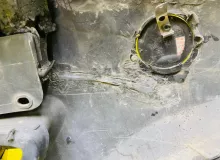 Бампер Opel ASTRA 2009 13110295 L48, передний