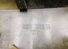 Накладка на дверь багажника LEXUS CT200H 2011/Цвет 212 7680176020C0 ZWA10 2ZRFXE, задняя