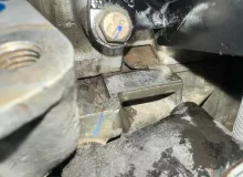 Двигатель PEUGEOT 307 EW10A RFN/EW10A, передний