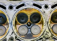 Головка блока цилиндров TOYOTA TUNDRA 1999/Цвет 202 1110159165 UCK40L 2UZFE, передняя правая