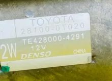 Стартер TOYOTA COROLLA 2011 281000T020 ZRE120L 1ZRFE, передний
