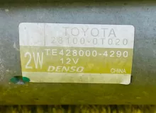 Стартер TOYOTA COROLLA 2008 281000T020 ZRE120L 1ZRFE, передний