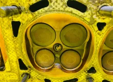 Головка блока цилиндров TOYOTA LAND CRUISER 1993/Цвет 6M1 1110169105 FZJ80G 1FZFE, передняя