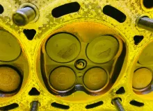 Головка блока цилиндров TOYOTA LAND CRUISER 1993/Цвет 6M1 1110169105 FZJ80G 1FZFE, передняя