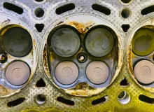 Головка блока цилиндров TOYOTA LAND CRUISER 1994/Цвет 6M1 1110169105 FZJ80G 1FZFE, передняя