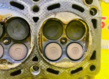 Головка блока цилиндров TOYOTA LAND CRUISER 1994/Цвет 6M1 1110169105 FZJ80G 1FZFE, передняя