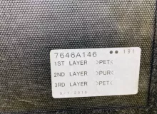 Пол багажника пластик MITSUBISHI RVR 2010/Цвет W13B 7646A145 GA3W 4B10, задний