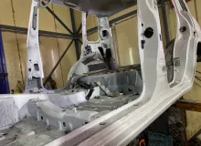 Порог кузова MITSUBISHI PAJERO IO 2000/Цвет W75D MR414627 H76W 4G93T, левый
