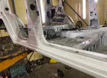 Порог кузова MITSUBISHI PAJERO IO 2000/Цвет W75D MR414628 H76W 4G93T, правый