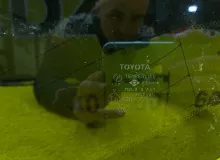 Стекло собачника TOYOTA LAND CRUISER PRADO 2005/Цвет 202 6272060801 VZJ120W 5VZFE, заднее левое