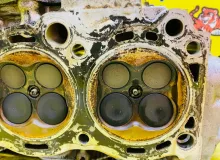Головка блока цилиндров TOYOTA LAND CRUISER PRADO 2002/Цвет 070 1110169136 VZJ120W 5VZFE, передняя правая