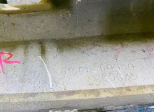 Накладка на крыло TOYOTA LAND CRUISER 1992/Цвет 26P 6106360902 HZJ77HV 1HZ, задняя правая