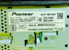 Магнитофон MITSUBISHI OUTLANDER Pioneer Carrozzeria AVIC-MRZ009|2012 AVICMRZ009 GG2W 4B11, передний