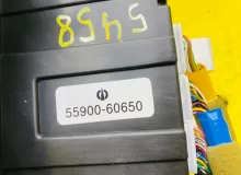 Блок управления климат-контролем TOYOTA LAND CRUISER PRADO 2004/Цвет 1D4 5590060650 VZJ121W 5VZFE, передний