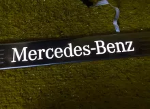 Накладка на порог Mercedes-Benz GLA-CLASS Цвет 191U|AMG|2014 A2466805400 WDC156/X156/156.942 M270E16/270.910/270910, передняя