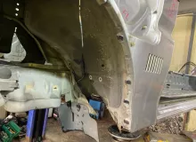 Порог кузова NISSAN VANETTE 2010/Цвет 22V 96111HC066 SKP2MN L8, задний левый