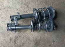 СТОЙКА ПАРА ЛЕВАЯ И ПРАВАЯ MITSUBISHI PAJERO IO 2000/Цвет W75D MR554614 H76W 4G93T, передняя