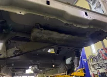 Тазик железный MITSUBISHI PAJERO IO 2000/Цвет W75D MR414523 H76W 4G93T, задний