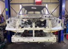 Телевизор MITSUBISHI PAJERO IO 2000/Цвет W75D MR555592 H76W 4G93T, передний