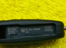 Ключ зажигания AUDI A3 2014/Цвет LX7W 8V0837220F 8VCXS CXSA, передний