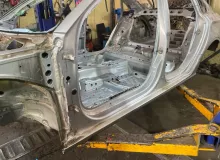 Порог кузова AUDI A3 2014/Цвет LX7W 8V5809839 8VCXS CXSA, передний левый