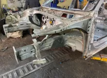 Лонжерон AUDI A3 2014/Цвет LX7W 8V0810135 8VCXS CXSA, передний левый