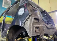 Крыло заднее DAIHATSU BOON 2016/Цвет X07 61612B1121 M710S 1KRFE, заднее левое