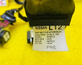 Ремень безопасности ПАРА ПЕРЕД NISSAN
