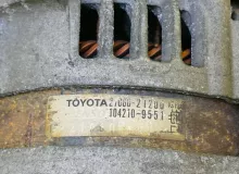 Генератор TOYOTA SIENTA 2016/Цвет 070 2706021200 NCP175 1NZFE, передний