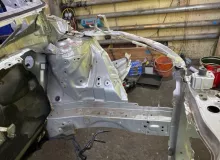 Лонжерон TOYOTA SIENTA 2015/1F7 NCP175 1NZFE, передний левый