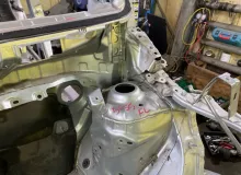 Лонжерон TOYOTA SIENTA 2015/1F7 NCP175 1NZFE, передний левый