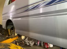 Порог кузова NISSAN VANETTE GAS18|2003 96110HA00A SK82MN F8, задний правый