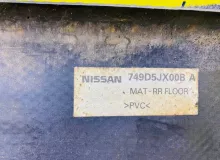 Ковер пола NISSAN NV200 2009/Цвет K23 749D5JX00BA VM20 HR16DE