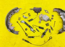 Механизм стояночного тормоза TOYOTA HIACE 1990/Цвет 045 0449526150 LH114 2L, задний левый