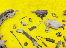 Механизм стояночного тормоза TOYOTA HIACE 1990/Цвет 045 0449526150 LH114 2L, задний левый