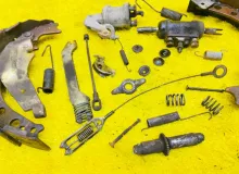 Механизм стояночного тормоза TOYOTA HIACE 1990/Цвет 045 0449526150 LH114 2L, задний правый