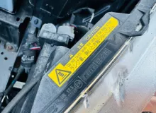 Фара TOYOTA VITZ 2012 8118552D40 NSP135 1NRFE, передняя левая