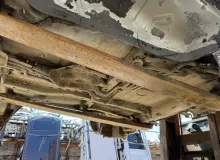 Тазик железный TOYOTA LAND CRUISER 2008 5830260530 VDJ200L 1VDFTV, задний