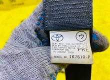 Ремень безопасности ПАРА ПЕРЕД TOYOTA WISH ПЕРЕДНИЙ|ЛЕВЫЙ|ПРАВЫЙ|2008 7321068010C0 ZNE10 1ZZFE, передний