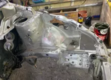 Лонжерон TOYOTA WISH 2008/1D2 5370268010 ZNE10 1ZZFE, передний левый