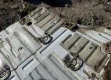 Тазик железный TOYOTA LAND CRUISER/LAND CRUISER CYGNUS/LX470 1999/Цвет 057 5831160460 UZJ100W 2UZFE, задний