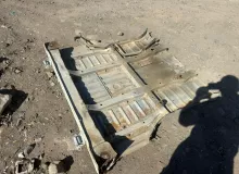 Тазик железный TOYOTA LAND CRUISER/LAND CRUISER CYGNUS/LX470 1999/Цвет 057 5831160460 UZJ100W 2UZFE, задний