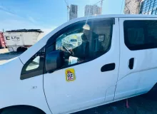 Дверь боковая NISSAN NV200 2011 MQ704281 VM20 HR16DE, передняя левая